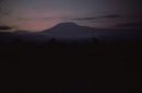 View of Kilimanjaro in Tanzania at Sunset from Kenyan Border